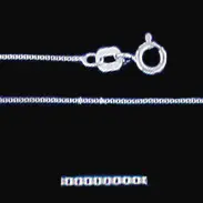 STERLING SILVER BOX CHAIN ASSORTMENT  12PC
