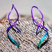 NIOBIUM CORKSCREW EARRING SMALL