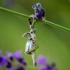 Sterling Silver Fairy on Mushroom Pendant - Image 2