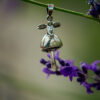 Sterling Silver Fairy on Mushroom Pendant - Image 3