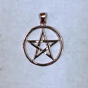 Copper Large Pentacle Pendant