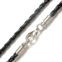 Stainless Steel Braided Pleather Chain