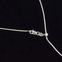 STERLING SILVER ADJUSTABLE WHEAT CHAIN 30"