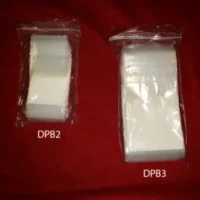 3X5  Plastic Bags with White Blocks
