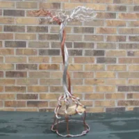 Handcrafted Gemstone Display Trees with Septarian