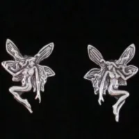 Sterling Silver Fairy Post Earring