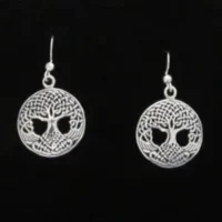 Sterling Silver Celtic Tree of Life Dangle Earring