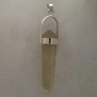 SS CITRINE PENDANT