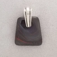 SS BOULDER OPAL PENDANT