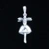 Sterling Silver Fairy on Mushroom Pendant