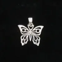 Sterling Silver Butterfly - Cut Out Pendant